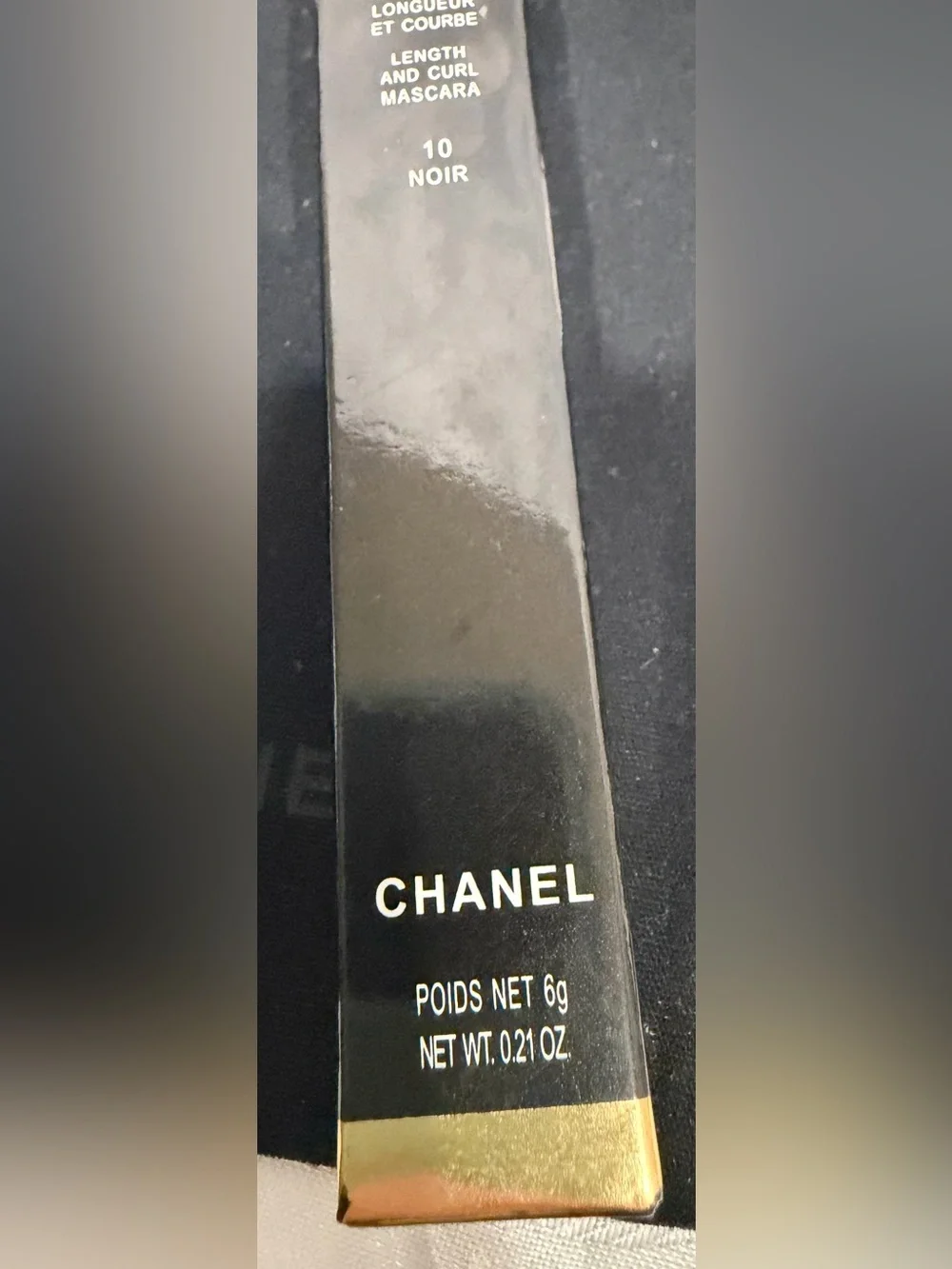 CHANEL Black Length and Curl Mascara 10 Noir New